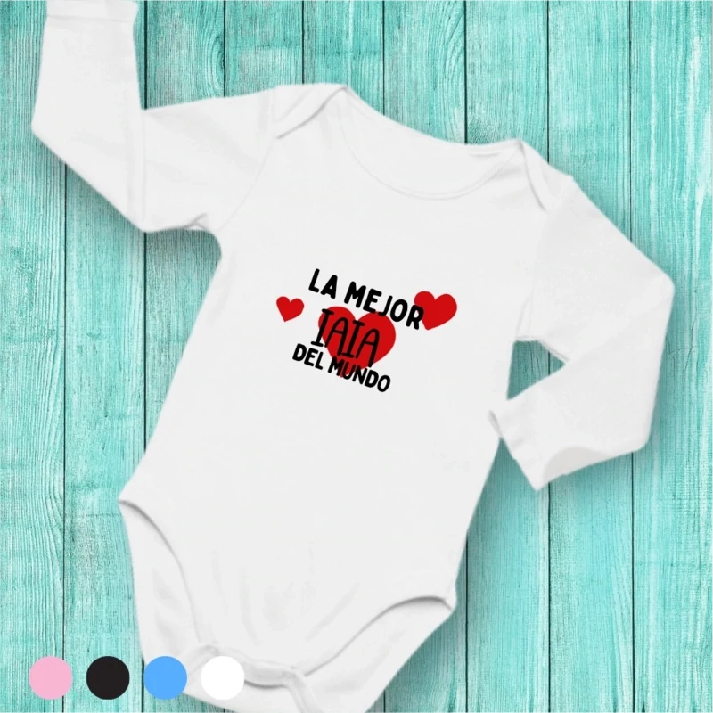 Bodies de bebés personalizados "La mejor abuela"