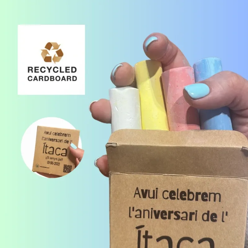 Caja de Tizas personalizadas grandes