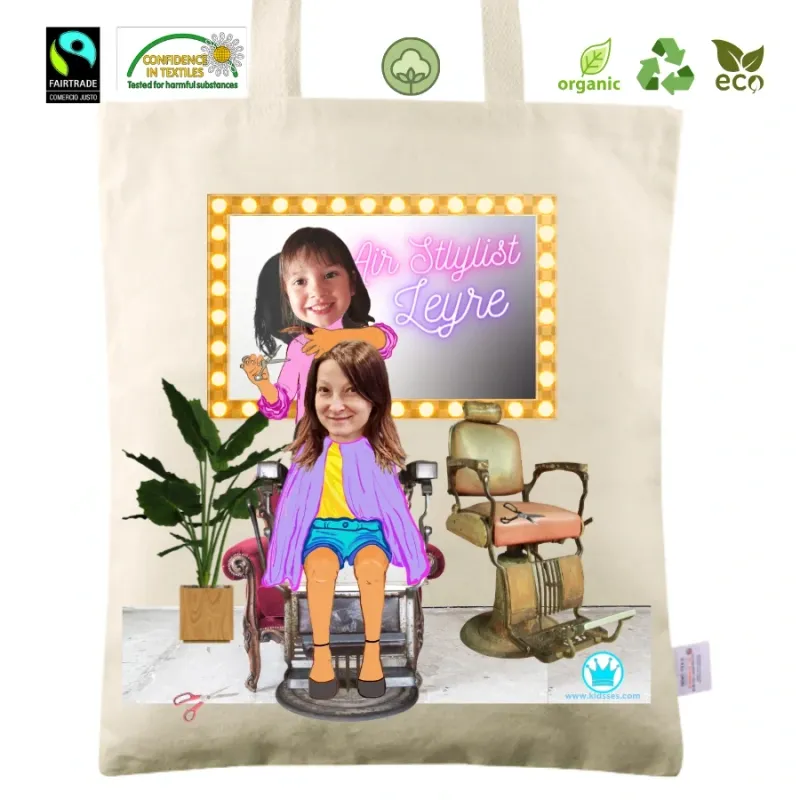 Bolsa de tela con asas personalizada Unicornio 2 Eco 35x36cm