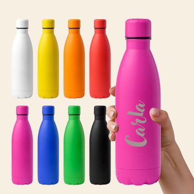 Botella Alegría personalizada con nombre Acero Inoxidable 790ml