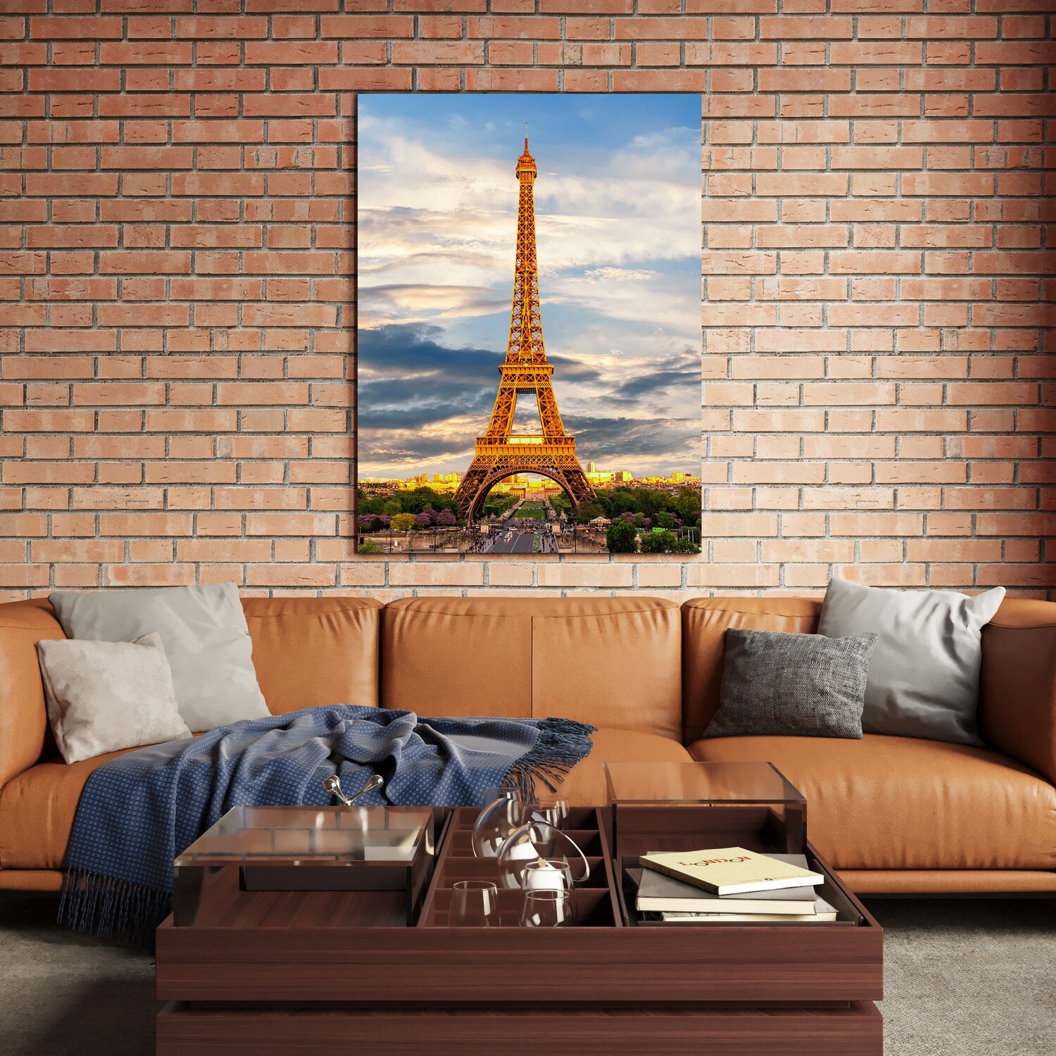 Картина на полотні, ейфелева вежа париж франція (холст)
