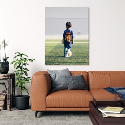 Картина на полотні, дитина футболіст футбол (холст)