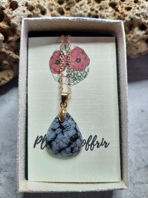 Obsidienne Flocon de Neige