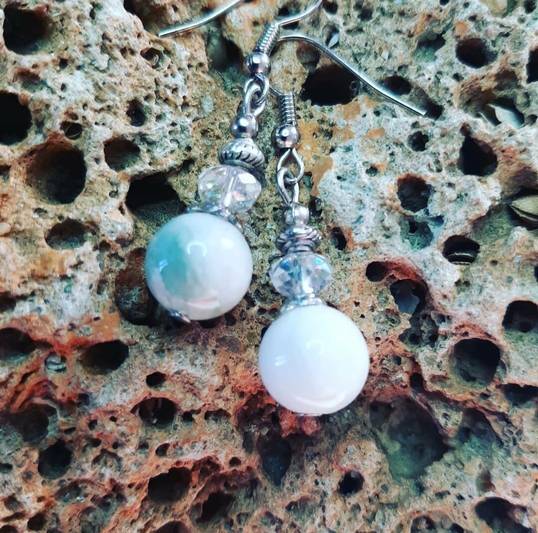 Parure Jade Blanc