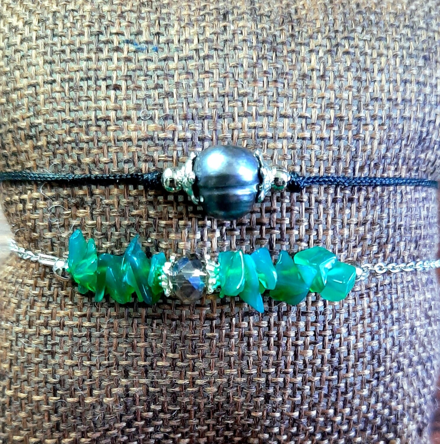 Bracelet Onyx Vert