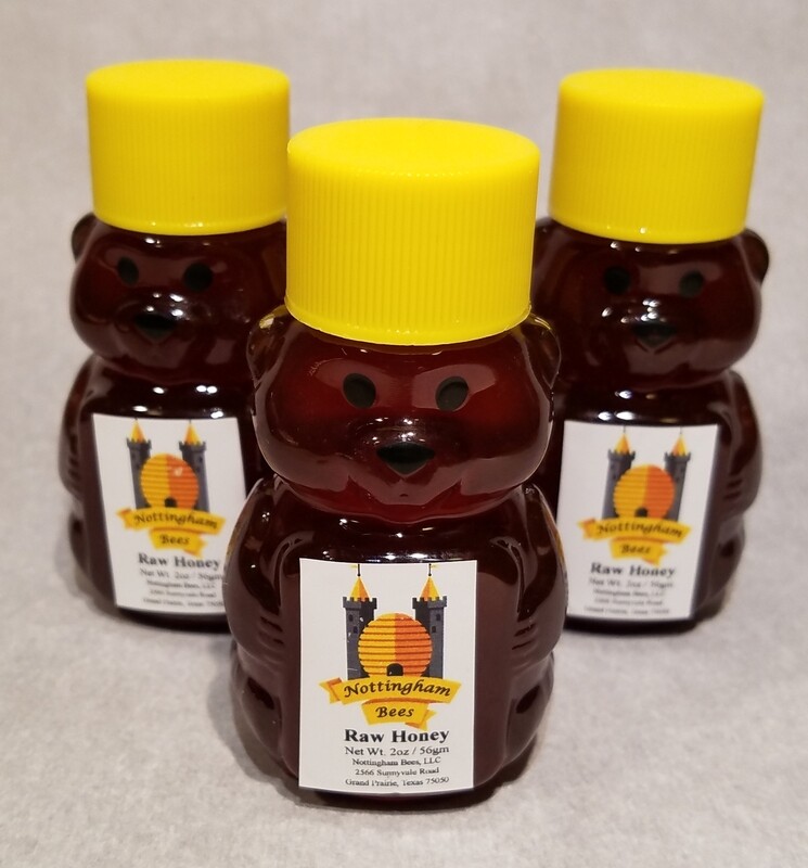 Raw Honey 2 ounce Honeybear (pick up only)