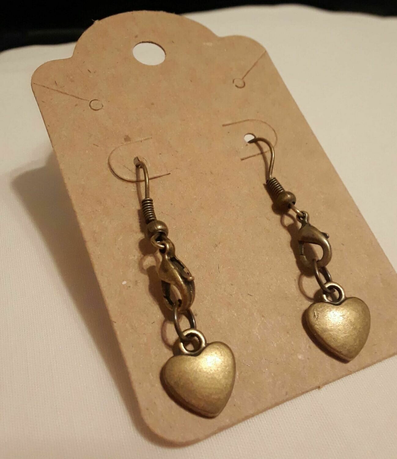 Simple Gold Heart Earrings