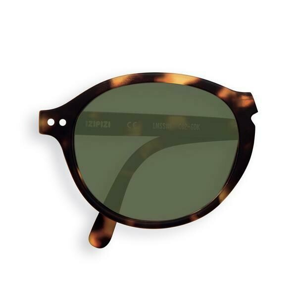 SUN #F Tortoise Green Lenses
