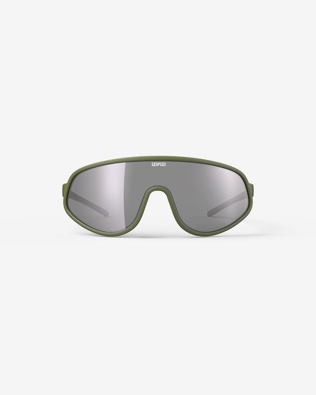 #SPEED L Kaki Green — Lente sol deportivo running kaki green