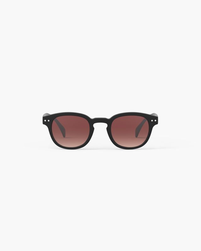 #C Black — Lente sol polarizado adulto pantos clásico black