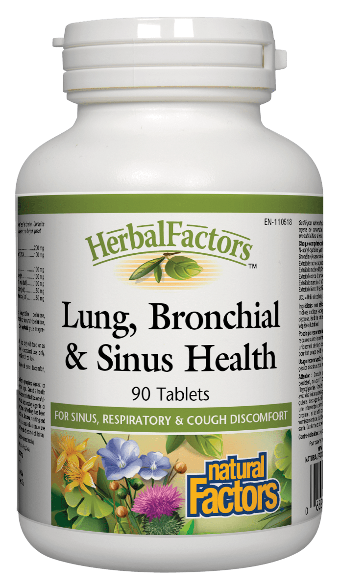 Lung, Bronchial & Sinus 90 Tabs
