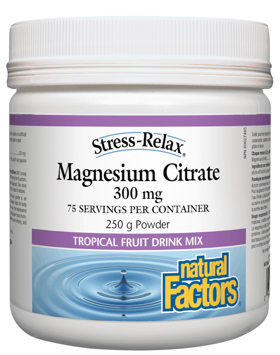 Magnesium Citrate300Mg 250G Powder Tropical Flavour