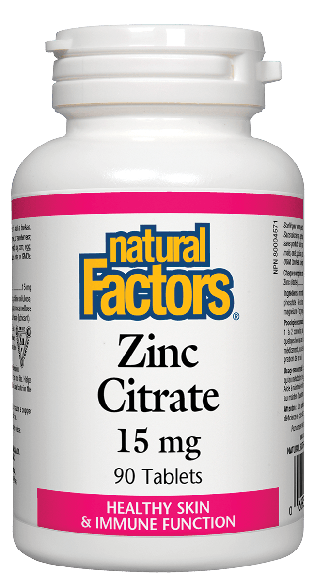 Zinc Citrate 15Mg Tabs 90