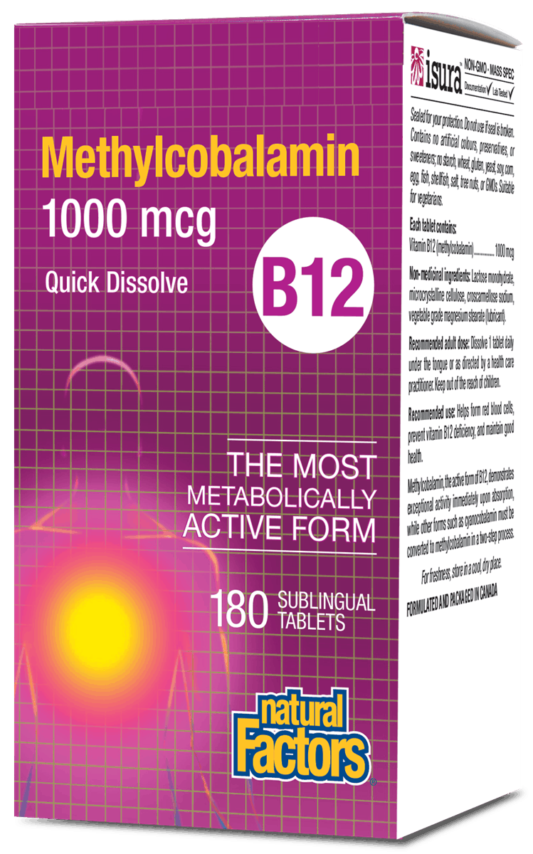 Vit B12 Methylcobalamin 1000Mcg 180 Tabs