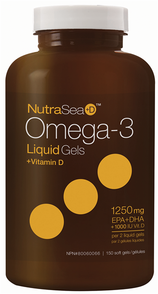Nutrasea Omega 3 & Vitamin D 3 150 SoftGels
