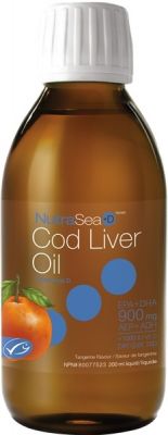 Cod Liver Oil & Vitamin D3 200Ml. Tangerine 