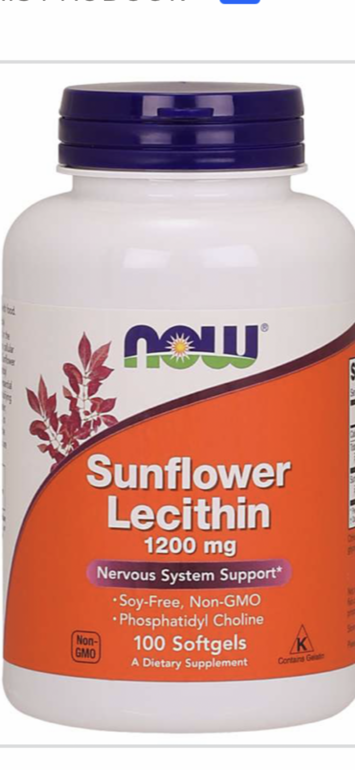 Sunflower Lecithin 1200Mg  100softgels