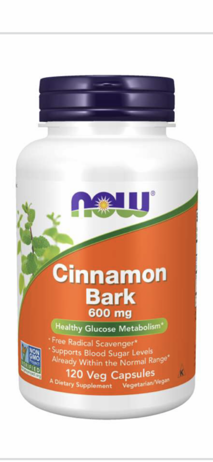 Cinnamon Bark 600Mg 120Caps