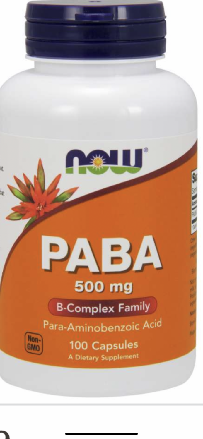 Paba 500Mg W/Vitamin C 100caps