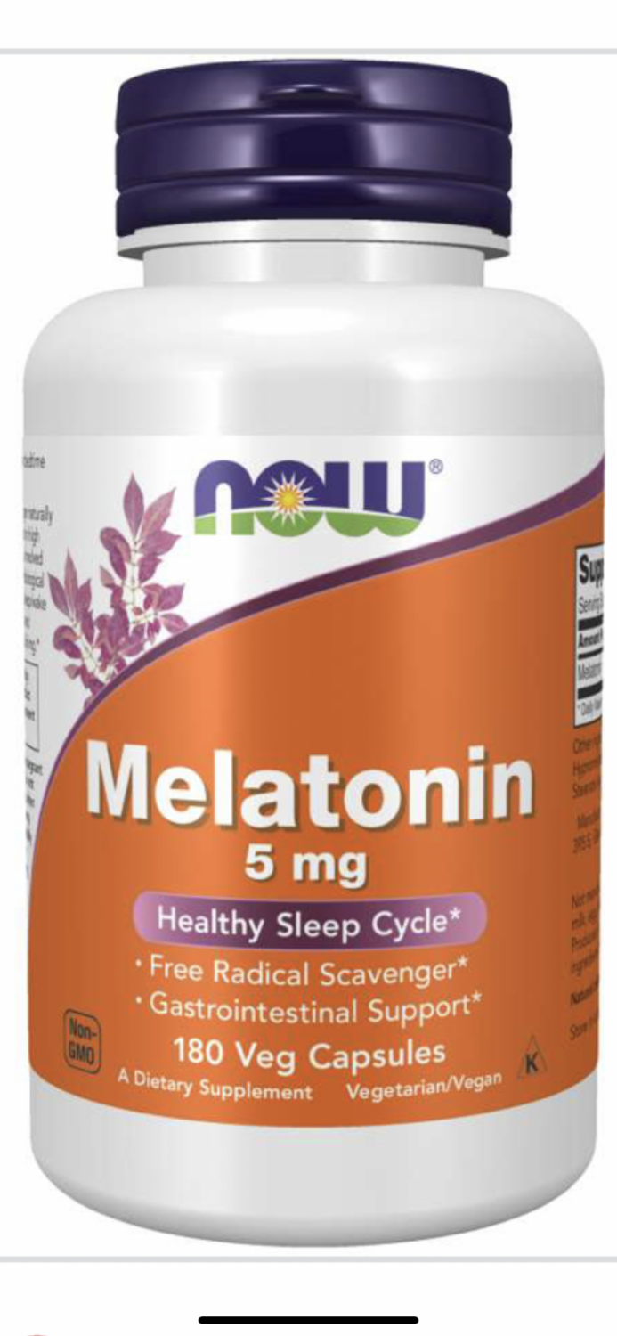 Melatonin 5 Mg 180 V Caps