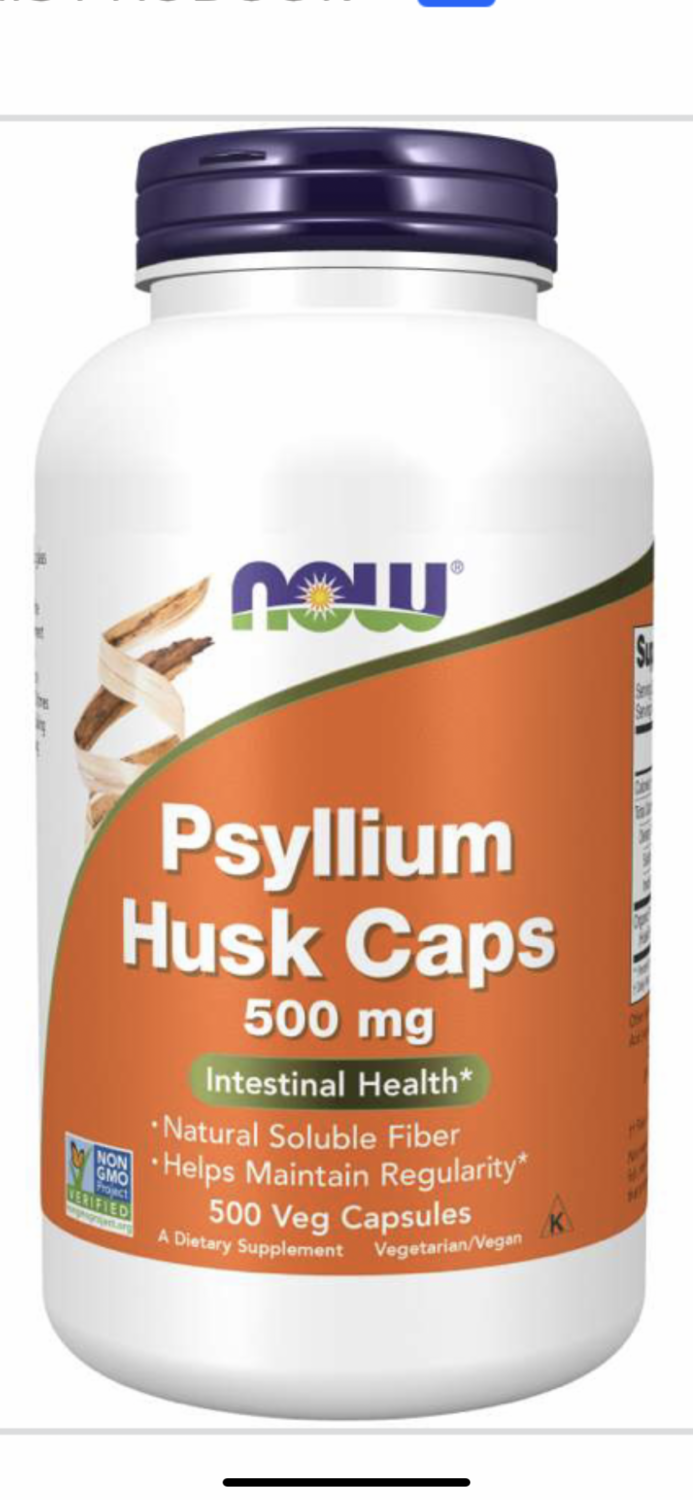 Psyllium Husk 500Mg 500 Caps