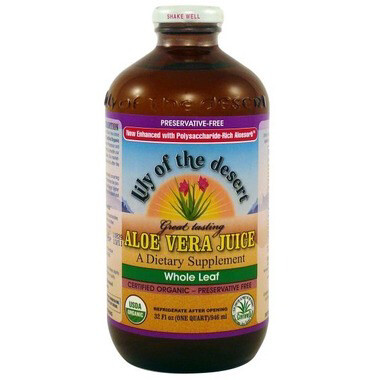 Aloe Vera Juice Whole Leaf 946Ml (Glass)