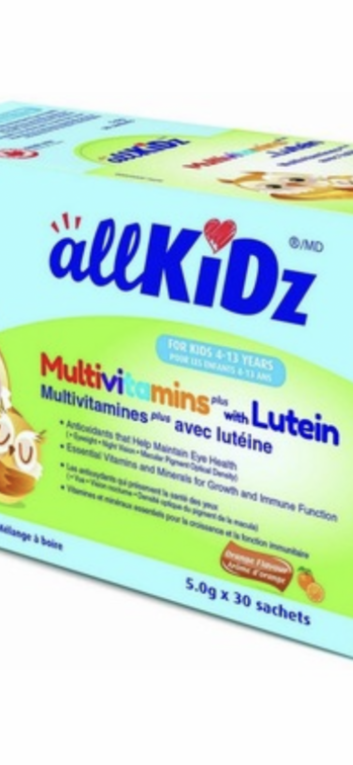 Allkidz-Multi Vitamin  W/Lutein 30x5g