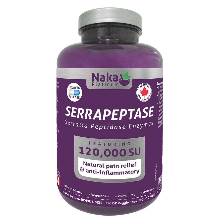 Serrapeptase 120,000 S U 120+30 free