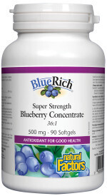Bluerich Blueberry 500Mg 90 Softgels