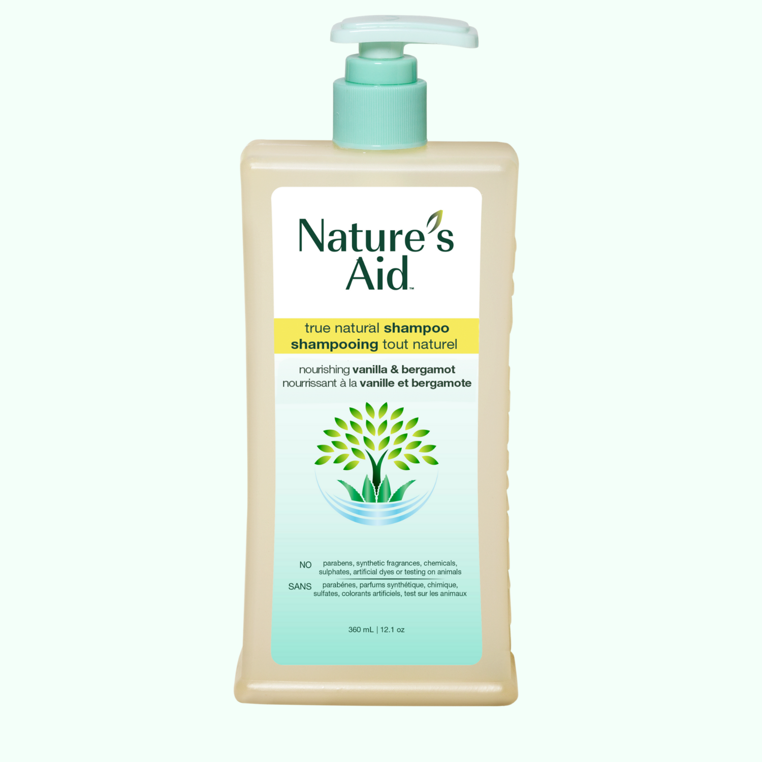 Natural Shampoo-Vanilla With Bergamont 360Ml