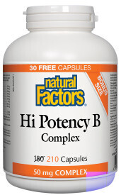 Hi Potency B Complex 210 Caps 30 Free Caps