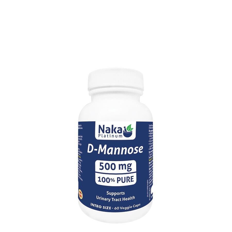 D-Mannose 500mg 100% Pure 60 VCaps