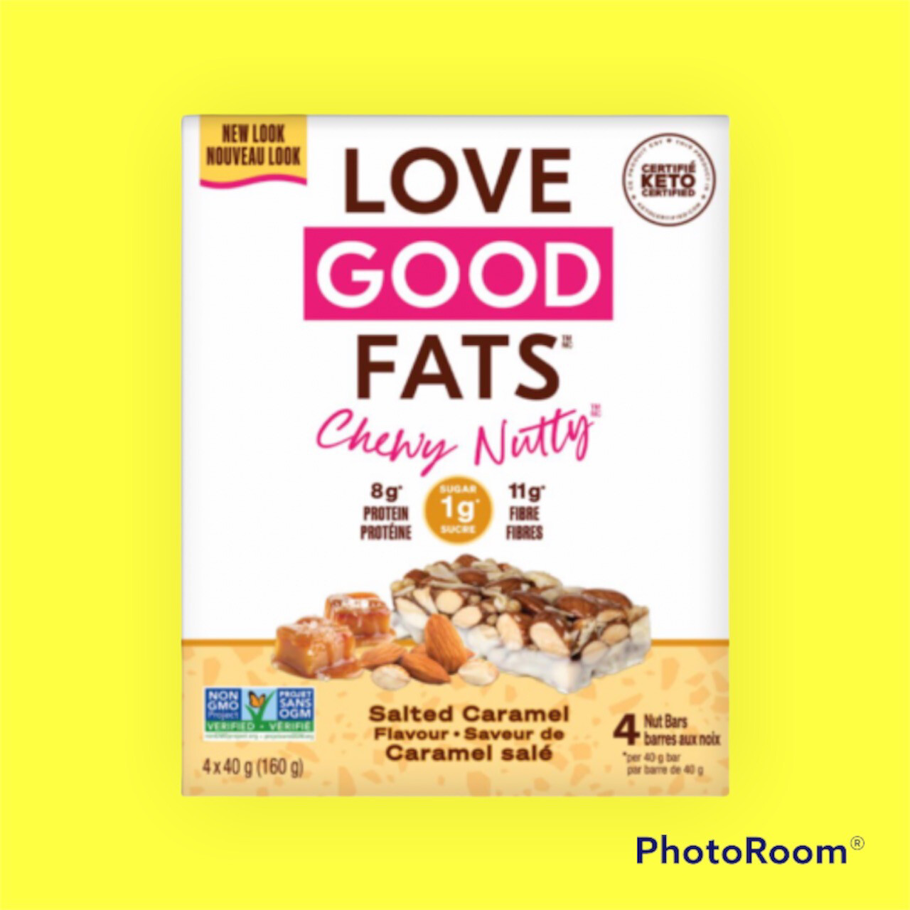 Chewy Nutty Salted Carmel Flavour 40G