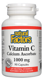 Vitamin C 1000Mg  Calcium Ascorbate 90 Caps