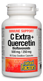 C Extra + Quercetin 500Mg/250Mg Bioflavonoids 90 V Caps