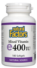 Mixed Vitamin E 400Iu 180 Softgels