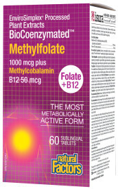 Biocoenzymated Methylfolate 1000Mcg Plus B12 Mcg