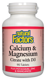 Calcium & Magnesium Citrate With D3 Plus Potassium,