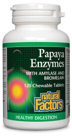 Papaya Enzymes With Amylase And Bromelain 120 Tabs