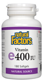 Vitamin E 400Iu 180 Softgels