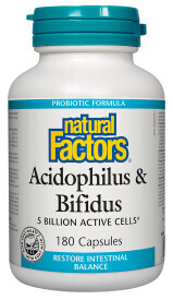 Acidophilus & Bifidus 5 Billion Active Cells 180 Caps