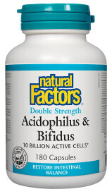 Acidophilus & Bifidus Double Strength 180 Caps
