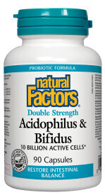 Acidophilus & Bifidus Double Strength 90 Caps