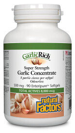 Garlicrich Super Strength Garlic Concentrate 500Mg 90 SoftGels