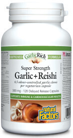 Super Strength Garlic & Reishi 300Mg 120 Delayed Release V  Caps