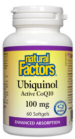 Ubiquinol Active Coq10 100 Mg 60 Softgels