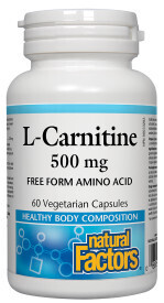 L-Carnitine 500Mg 60 V Caps