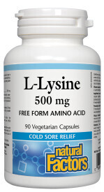 L - Lysine 500Mg 90 Caps