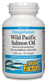 Wild Pacific Salmon Oil 1000Mg  90 Softgels