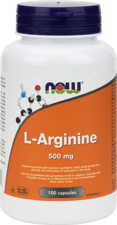 L - Arginine 500Mg 100Caps
